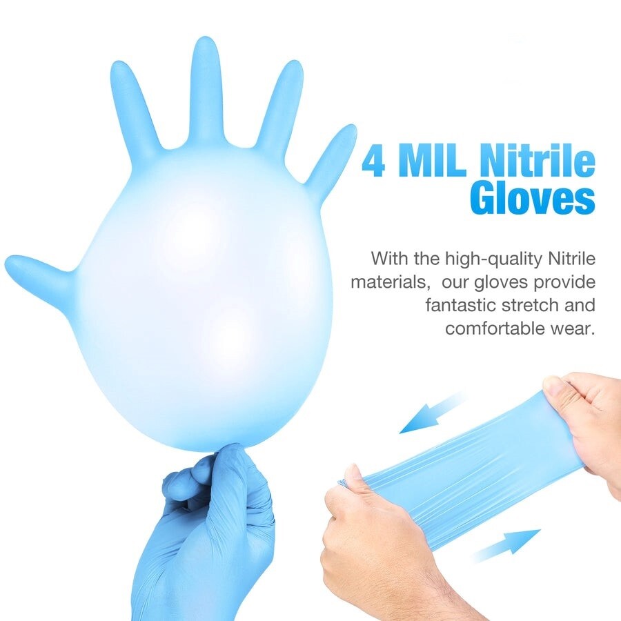1000 Med Plus© Nitrile Exam Gloves Chemo-Rated (Powder Free Vinyl Latex) Medical