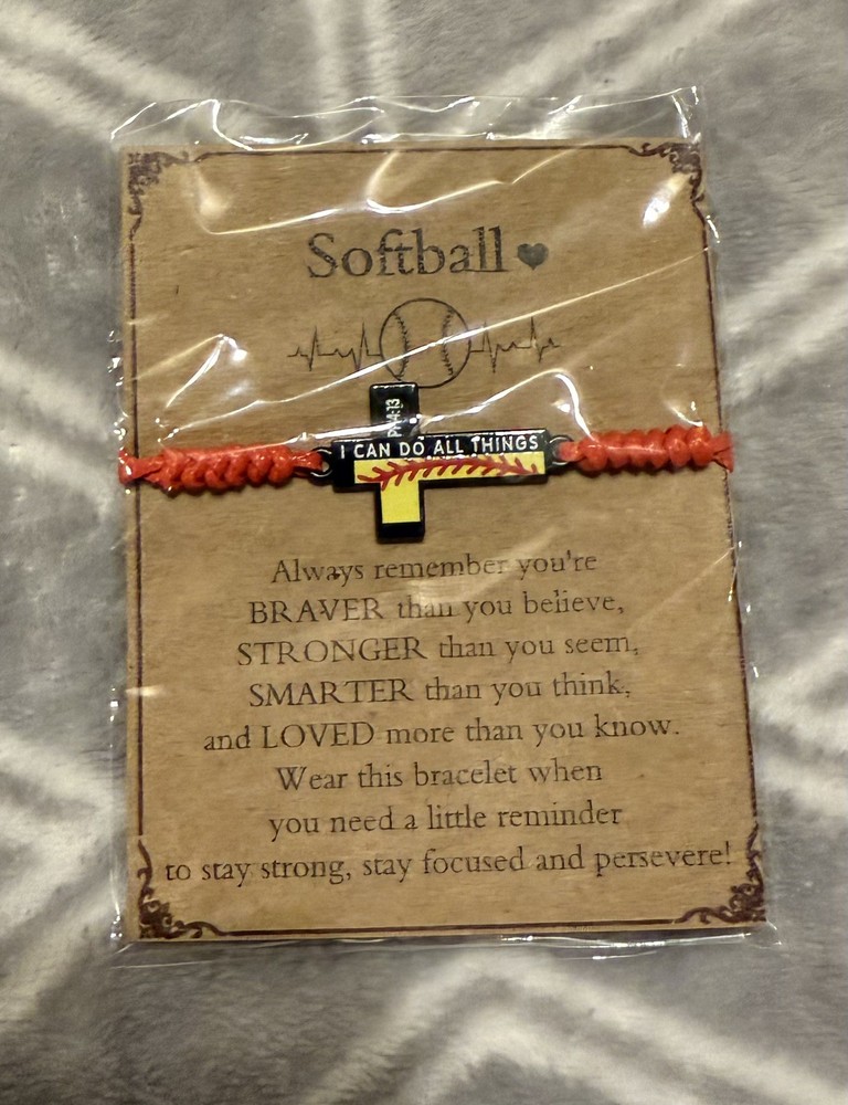 7pc Softball Gift Bag with accessories
