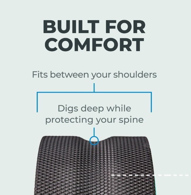 Chirp - Ultimate Back + Neck Bundle | 4-Pack Wheel Foam Roller Set for Back &...