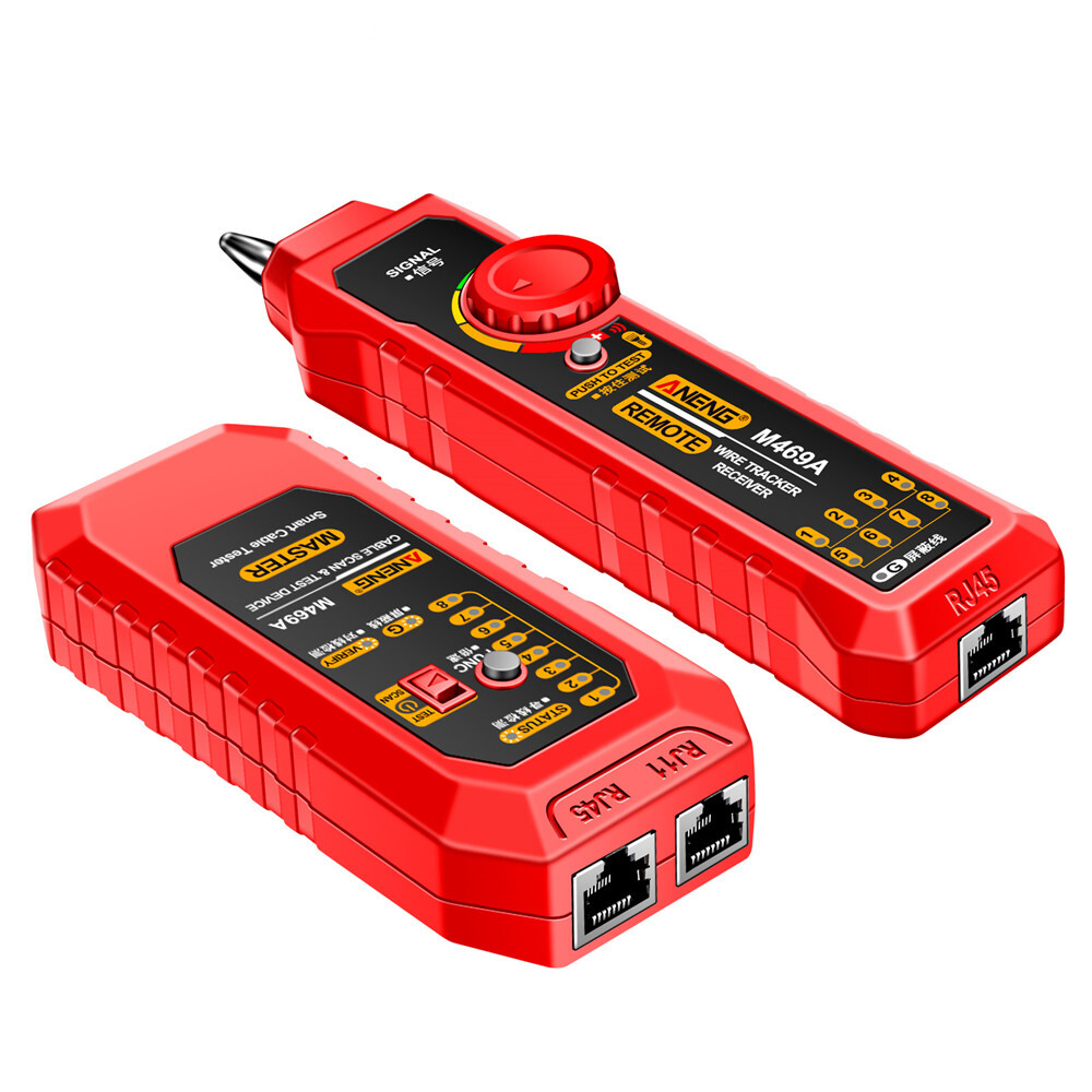 ANENG M469A Multifunctional RJ45 RJ11 Network Cables Tracker Networking Analyzer
