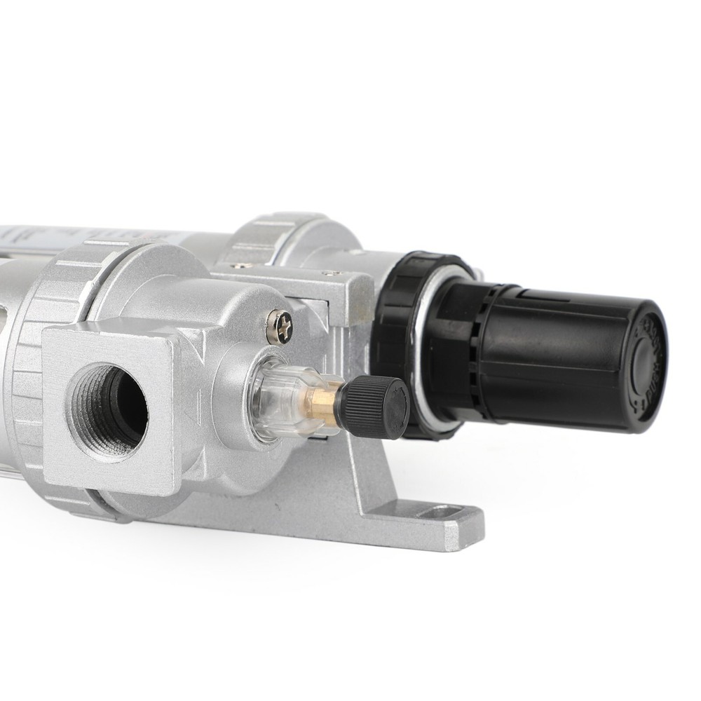 1/2" Air Compressor Filter Regulator Combo w/ Gauge, Oil Water Separator,Thread