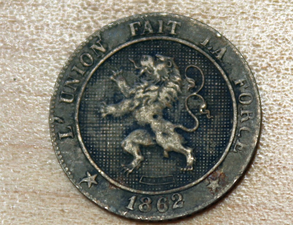 1862 Belgium 5 Centimes