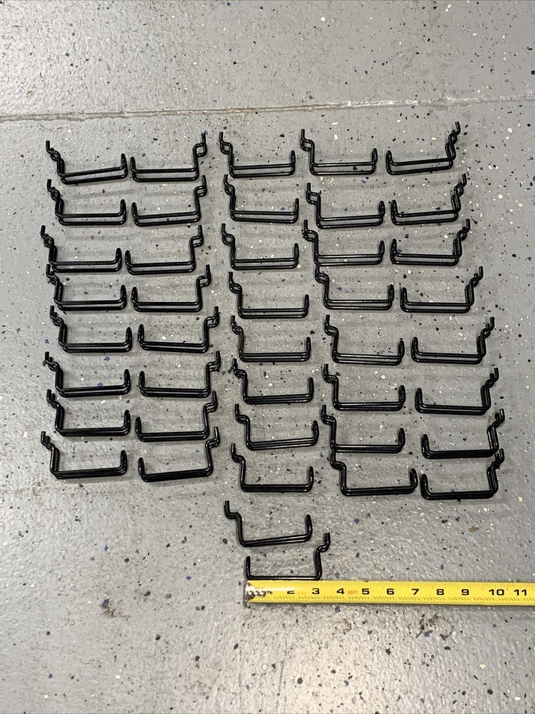 Safety Metal Loop Hook, 3” Black, 42 Pieces