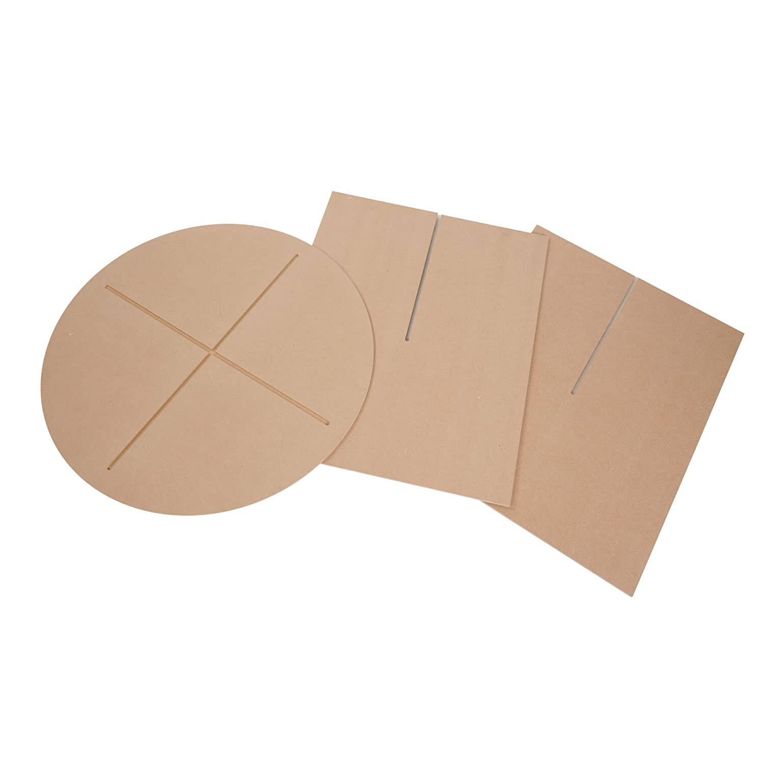 Table 30" Round Wood Display MDF 250 Pound Capacity 29 7/8” High Merchandise