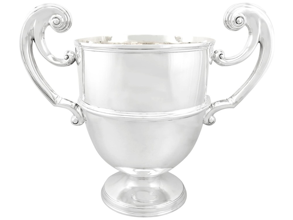 Victorian Sterling Silver Presentation Champagne Cup