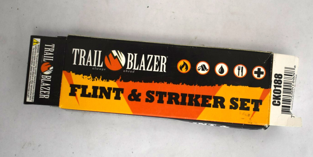 Trailblazer Multifunctional Firestarter & Striker Tool Kit Set 4-5/8" OAL