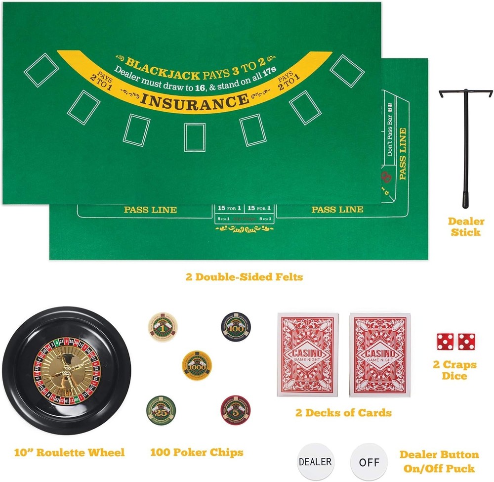 Casino Night Essentials | Blackjack & Roulette