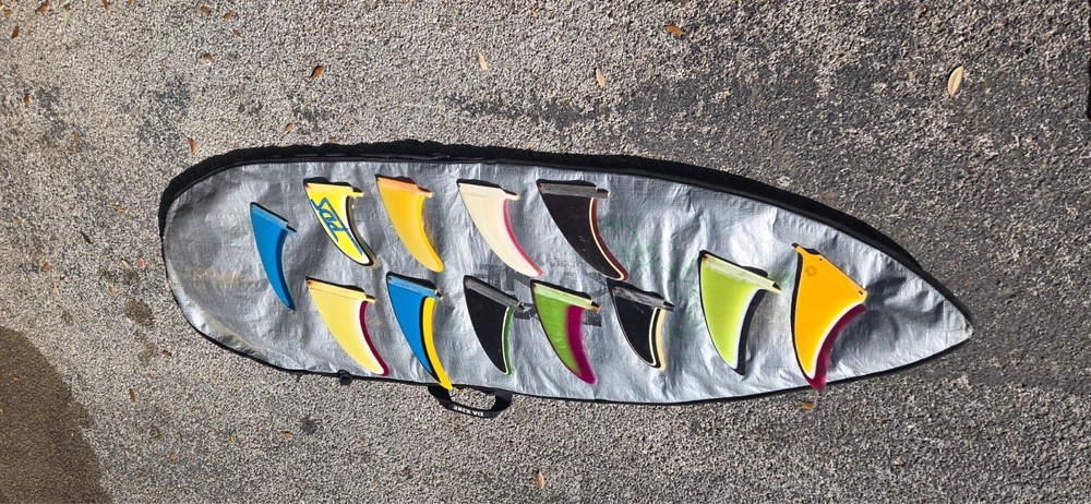 vintage surfboard fin lot