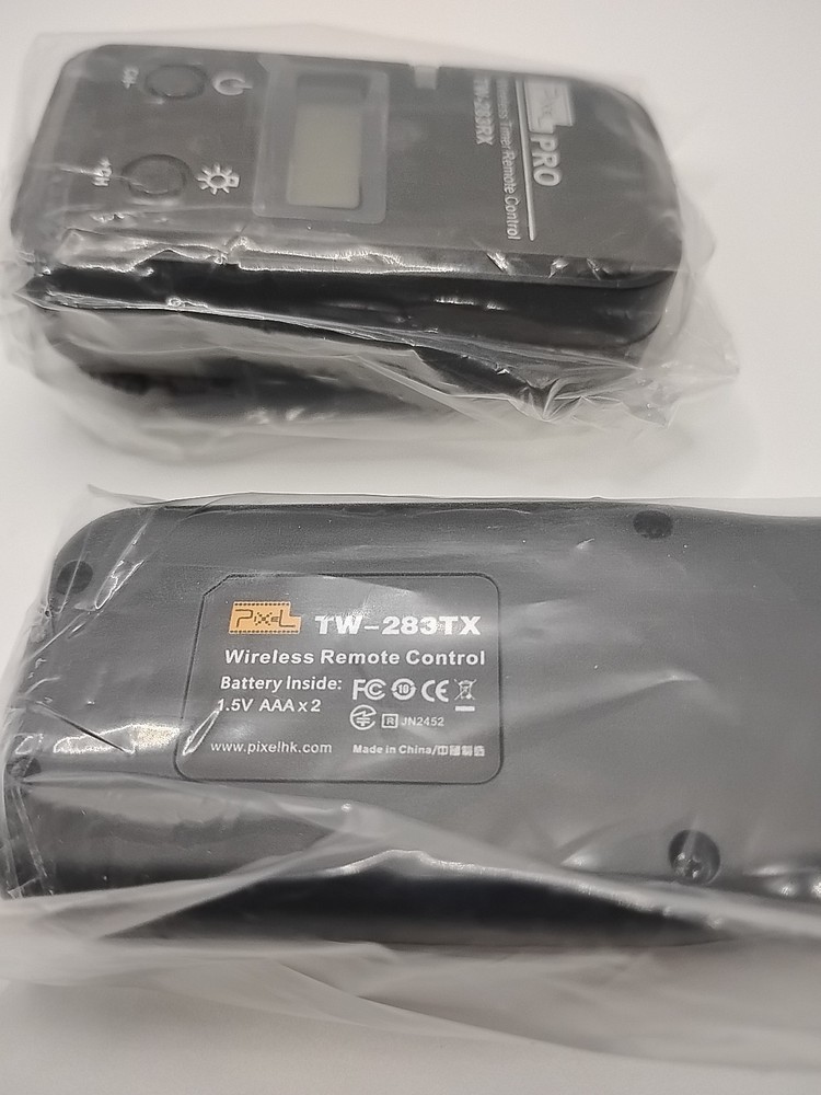 Pixel PRO Wireless Timer Remote Control TW-283TX & TW-283RX For Canon & Nikon.