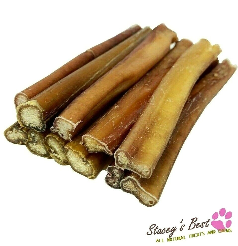 PREMIUM 6" inch BULLY STICKS FOR DOGS EXCELLENT DOG CHEW AND DOG TREAT (10 pcs)
