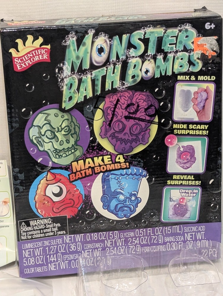 Bath Soap Kit Scientific Explorer Kit Alex Open Box 100% Complete Halloween Fun