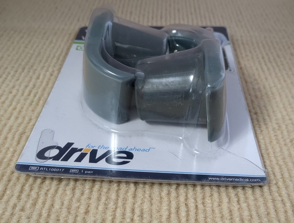 Drive Mobility Walker Glide Skis Gray NEW Sealed