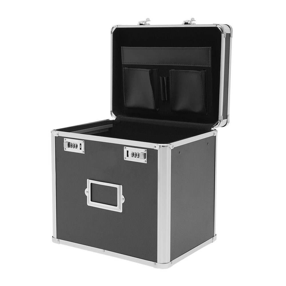 Fireproof Document File Organizer Box Storage Filing Cabinet Safe Portable Box