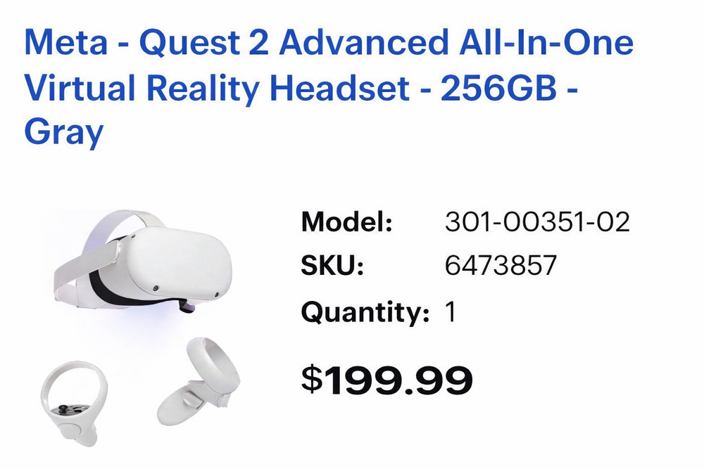 Meta Quest 2 Resident Evil 4 Bundle with Beat Saber 256GB VR Headset