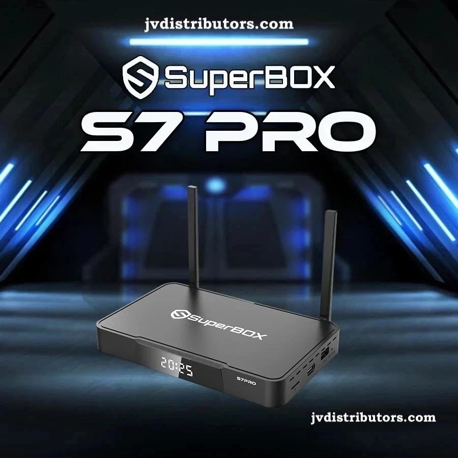 SUPERBOX S7 PRO Android TV Box 4K Streaming Media Player Authorized & PRO SET-UP