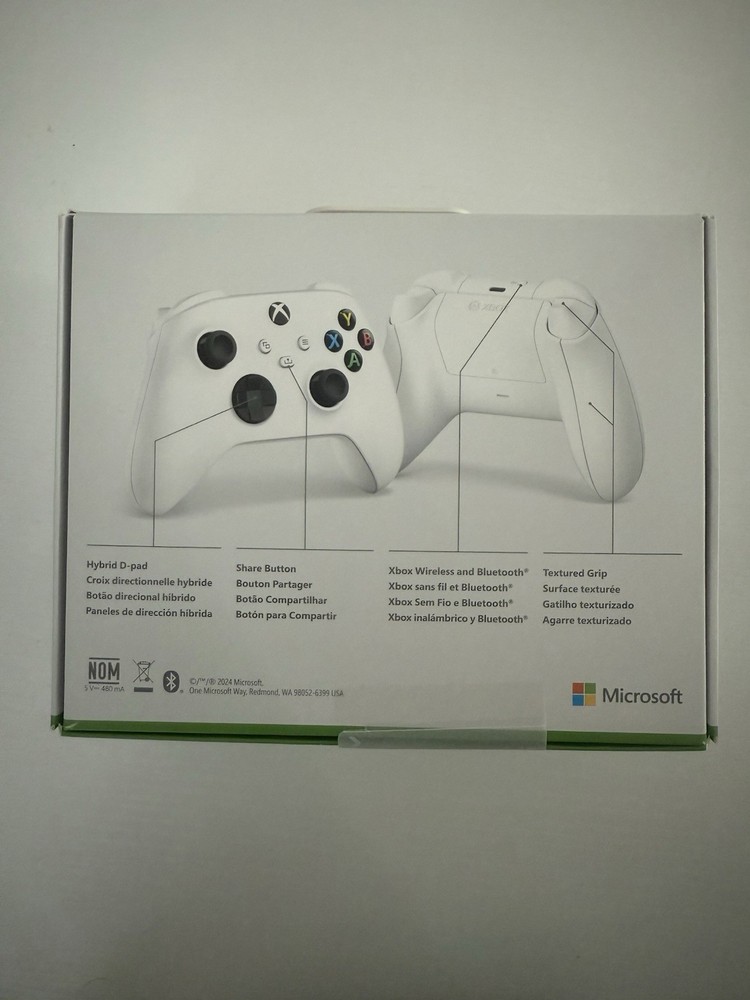 XBOX Wireless Stereo Headset & XBOX Robot White Controller BRAND NEW