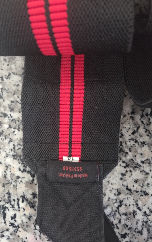 Harbinger 18" Red Line Weight Lifting Wrist Wraps