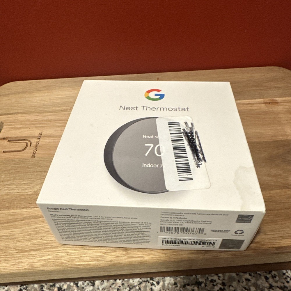 Gently used Google Nest Thermostat - Smart Programmable