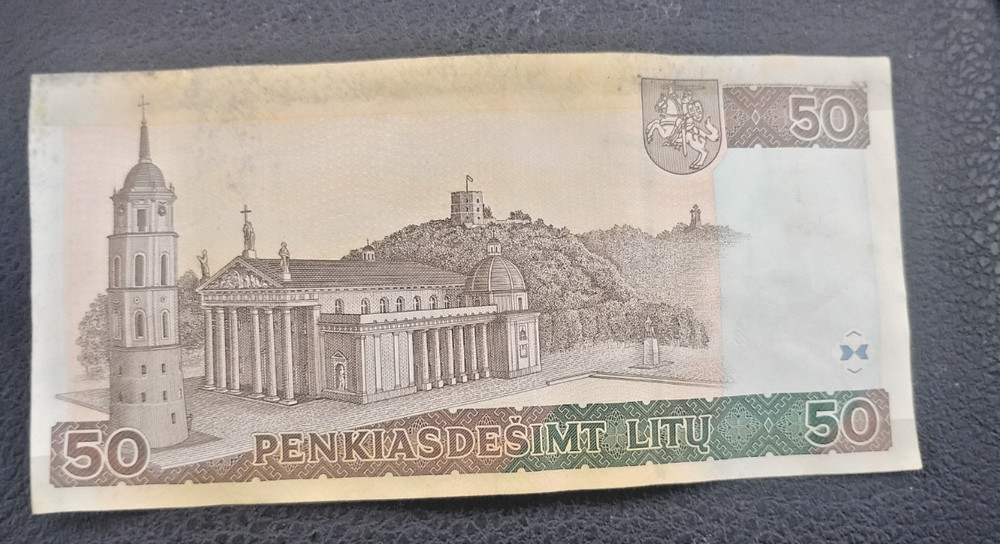 Lithuania 2003 50 Litas banknote