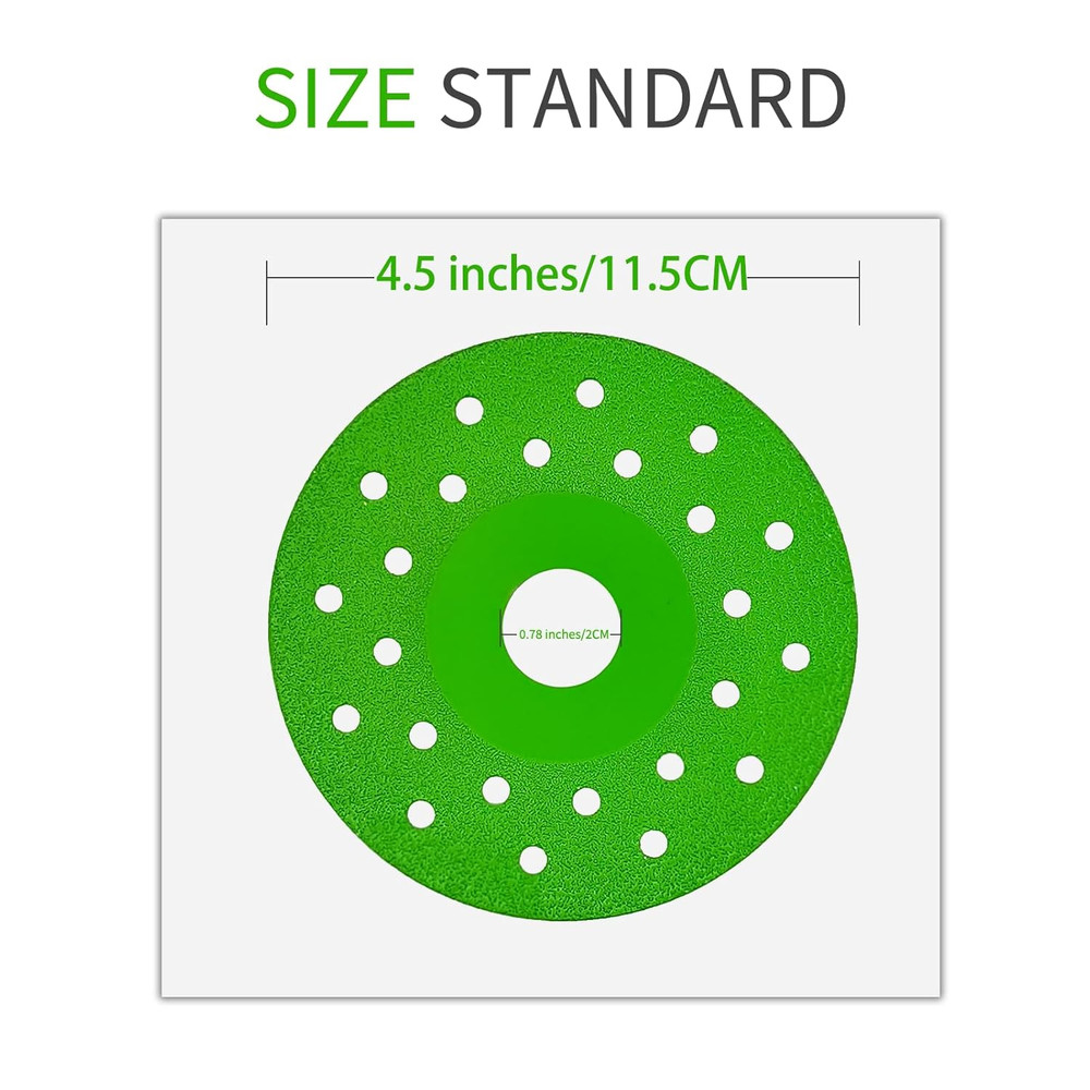 Glass Cutting Disc for Angle Grinder 4.5 Ceramic Diamond Blade Ultra-Thin Tile
