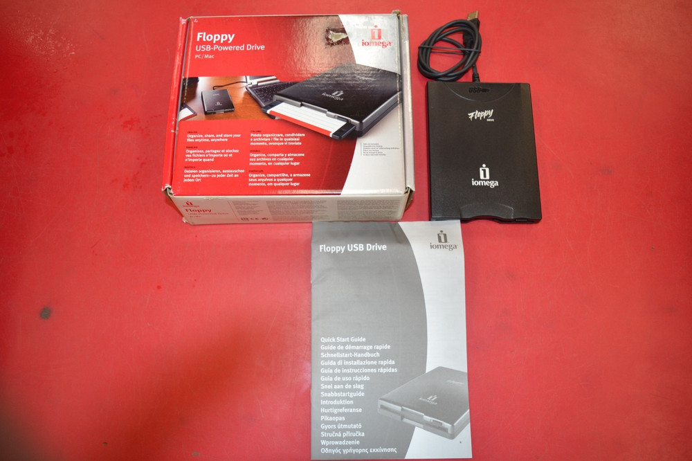 iomega Floppy USB  Power Drive PC/ Mac Open Box File Storage