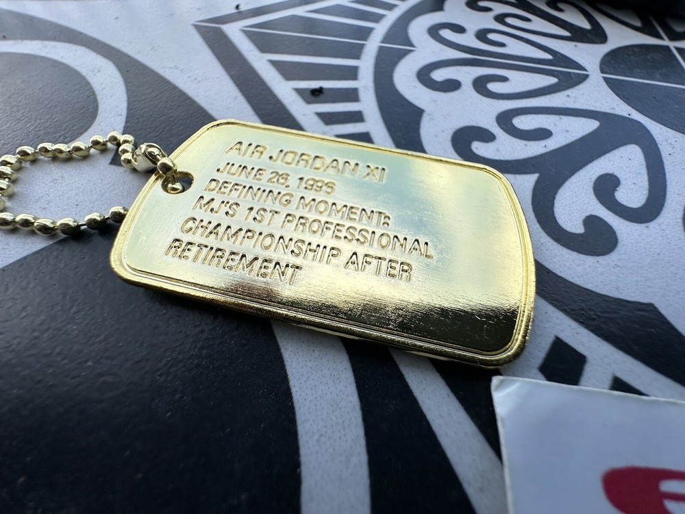 Air Jordan DMP 11 Dog Tag