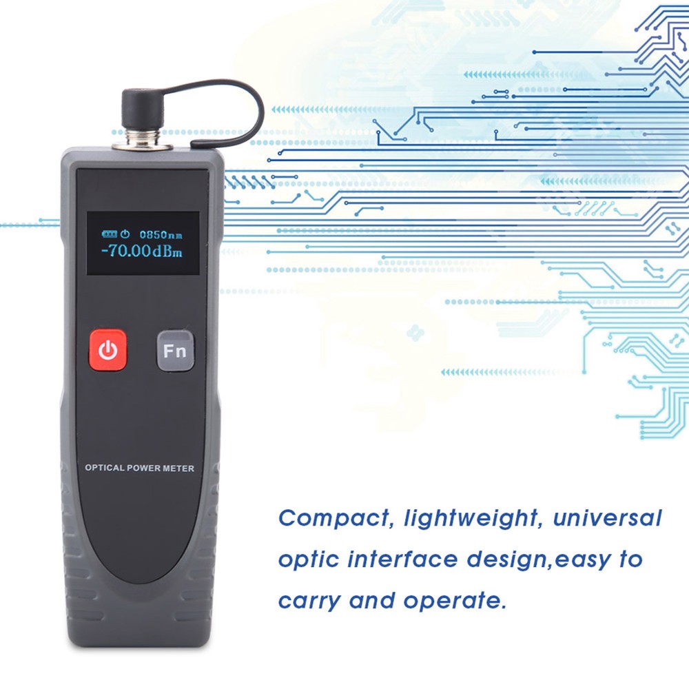 WT65 Digital LCD Display Handheld Network Cable Tester Optical Power Meter♡