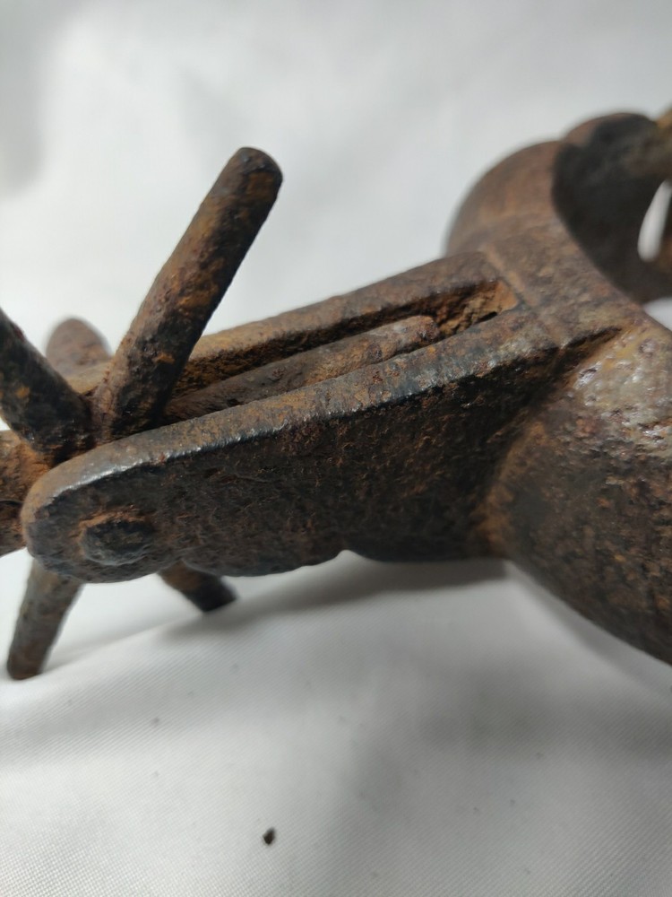 Antique Forged Cast Iron Single Spur Please Read Description