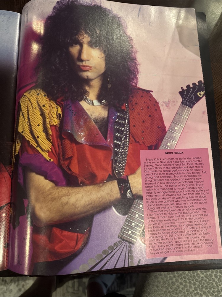 KISS Asylum World Tour 1985 Concert Program