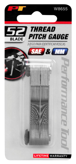 Auto Parent - Performance Tool W8655 Thread Pitch Gauge Set SAE/Mm