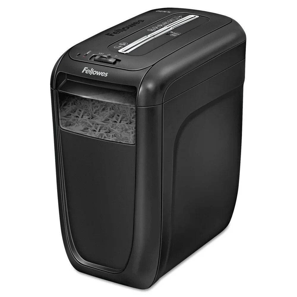 FELLOWES POWERSHRED 60CS LIGHT DUTY CROSS CUT SHREDDER 10 SHEET *DISTRESSED PKG