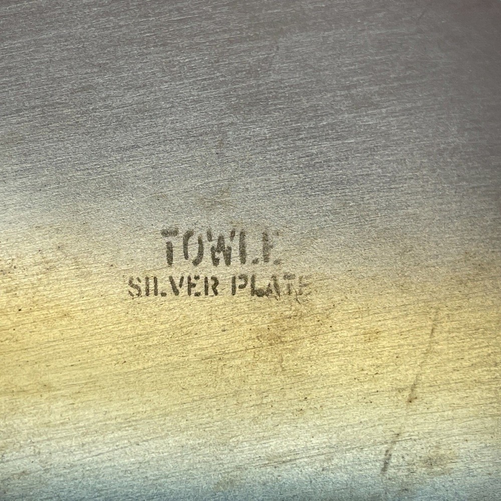 Towle Silver Plate Dish Round Pierced 4 7/8" x 1 1/2" high