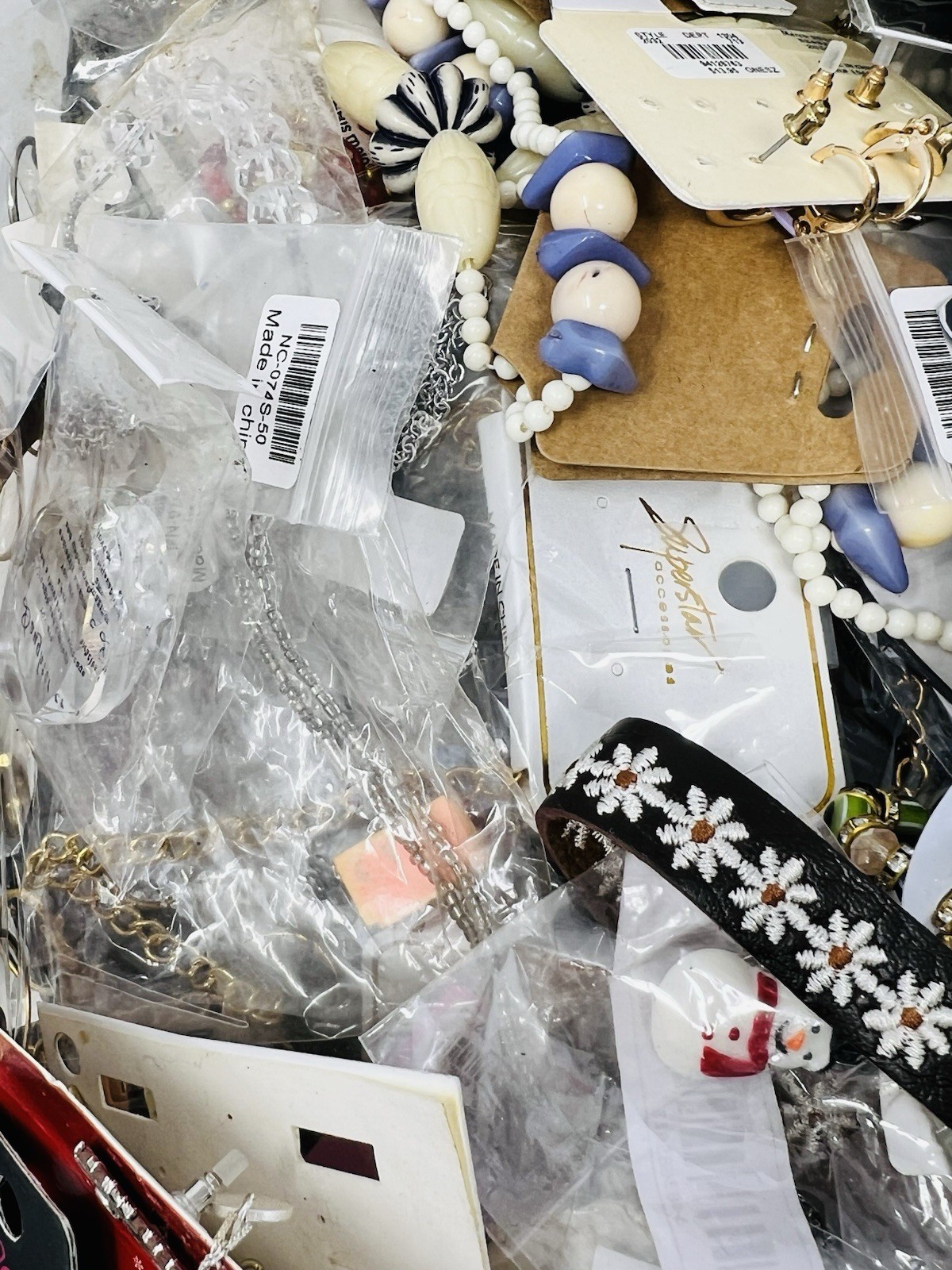 Mystery Jewelry Assorted New Necklace, Bracelet, Earring Lot of 5Lbs Wearable