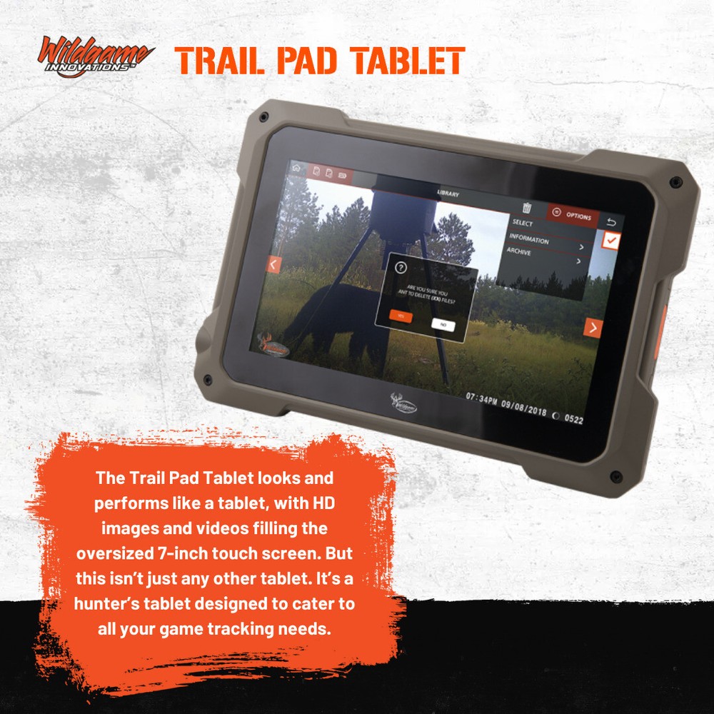 Wildgame Innovation Touchscreen Trail Pad Tablet with 20 Pack Memory Card Bundle