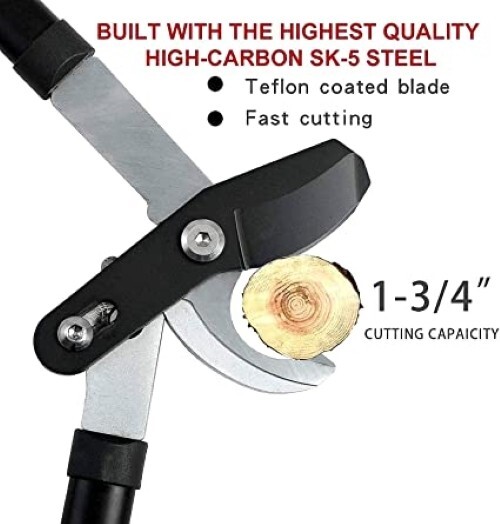 Kapoo Bypass Lopper with Compound Action, 1.75 in Cutting Capacity Tree Pruner
