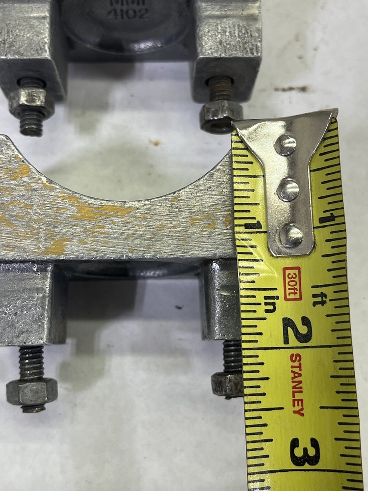 2" IPS Mcelroy Sidewall Fusion Saddle Sidewall Clamping Insert Set Used