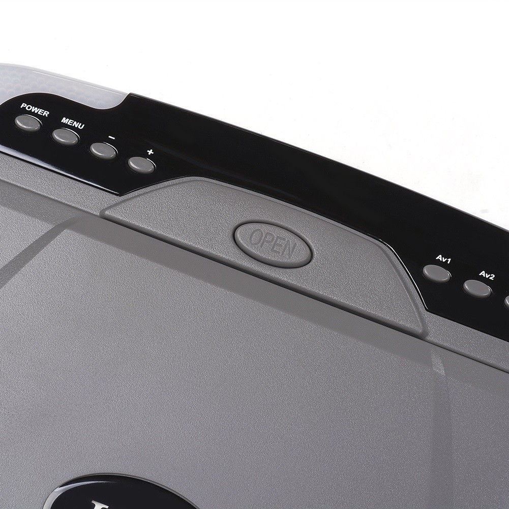 13'' Wide LCD TFT Car Ceiling Flip Down Monitor Auto Roof Mount TV Grey US