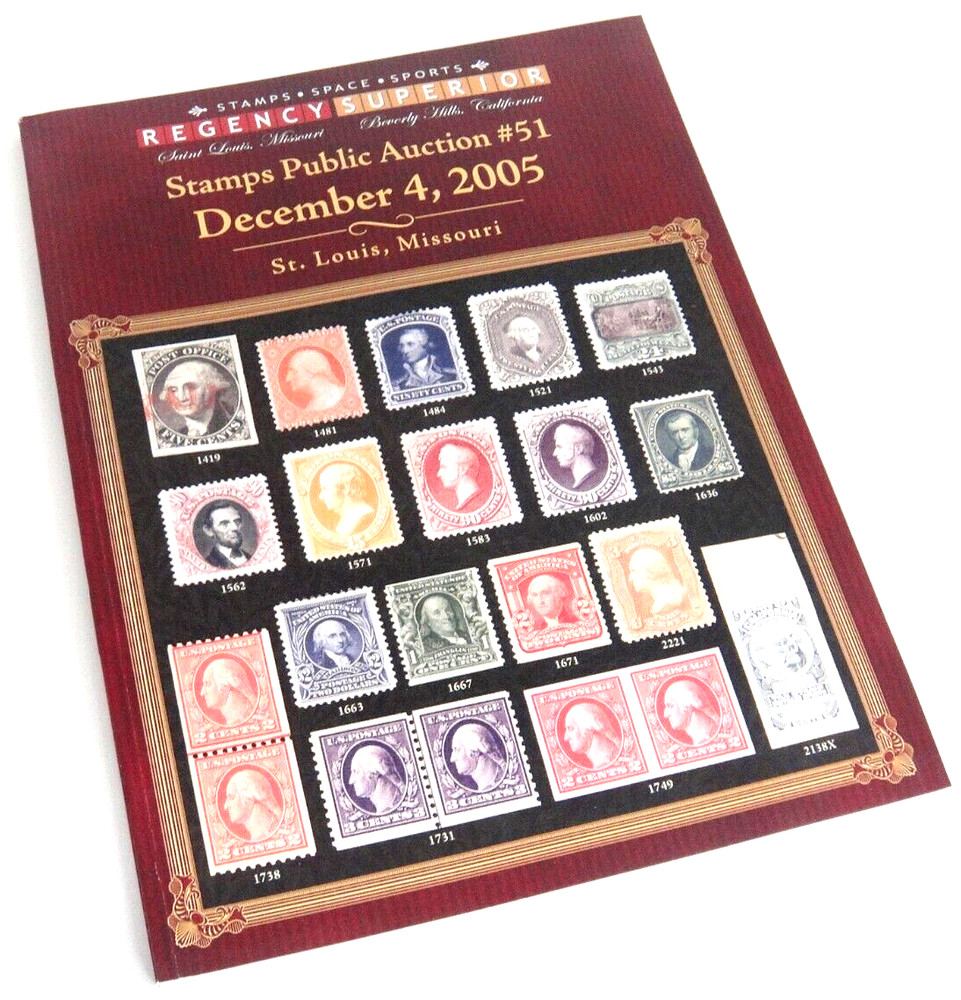 Regency Superior Stamp Auction Catalog 2005 Richard Dickerson Collection Covers