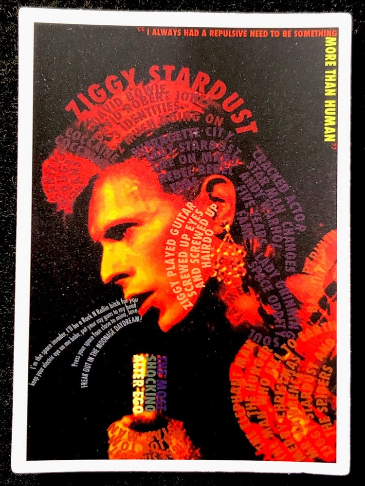 DAVID BOWIE “STAGE PHOTO” 2“ X 3“ MATTE FINISH