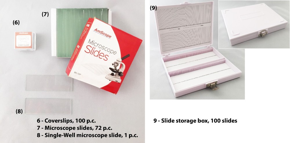 Microscope Slide Accessory Kit - Premium Set to Make Your Slides