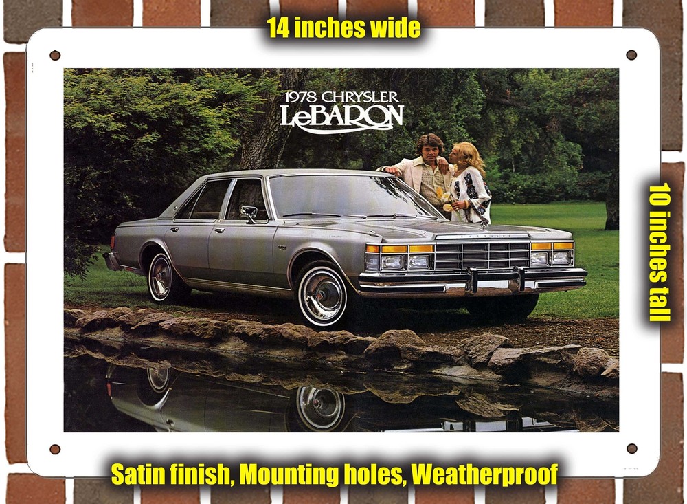 Metal Sign - 1978 Chrysler Lebaron
