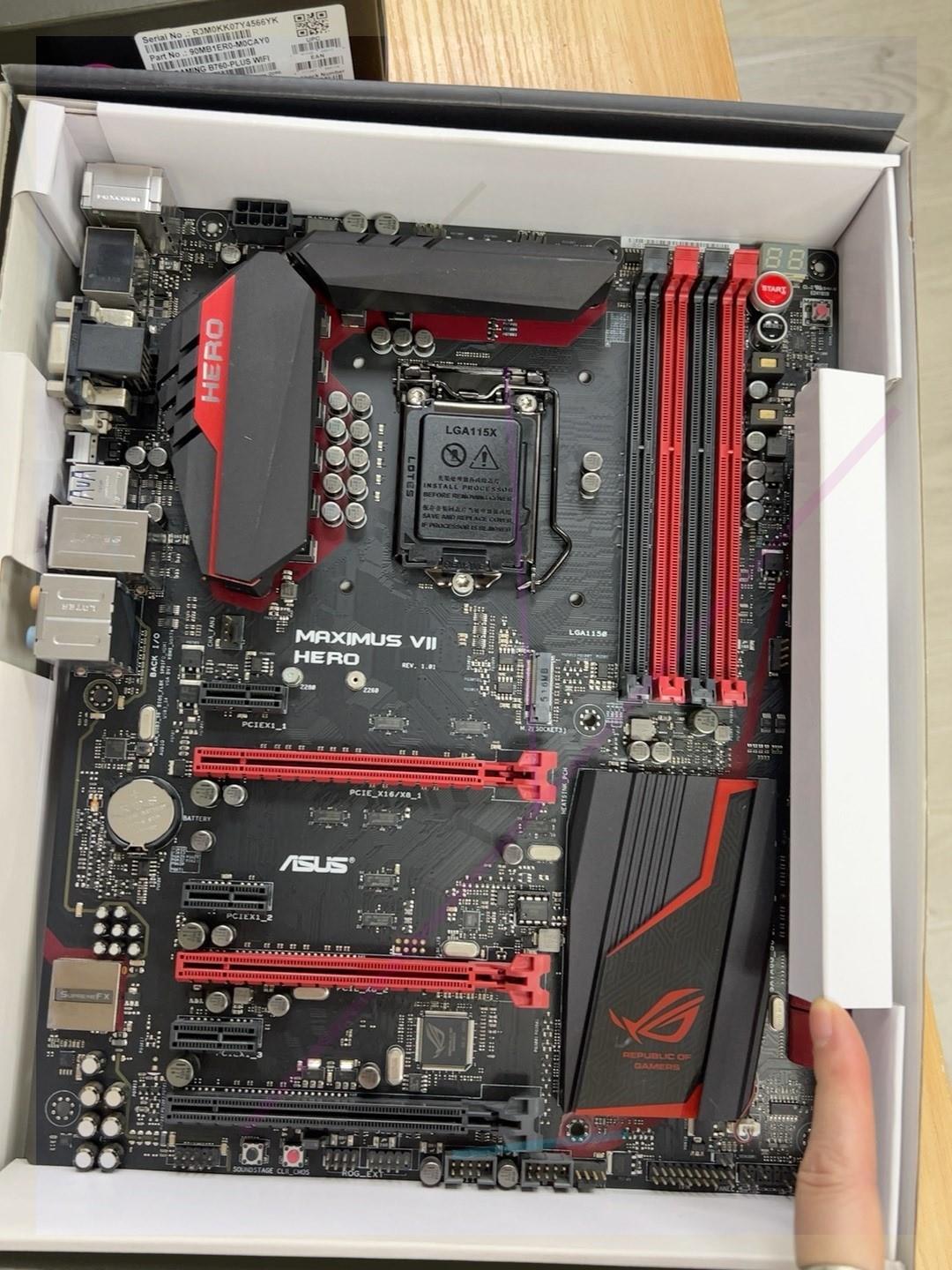 FOR ASUS MAXIMUS VII HERO VGA LGA 1150 DVI HDMI DDR3 Motherboard