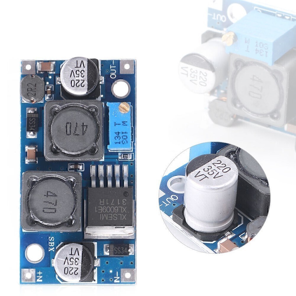 DC Boost Buck Adjustable Step Up Down Converter XL6009 Automatic Module