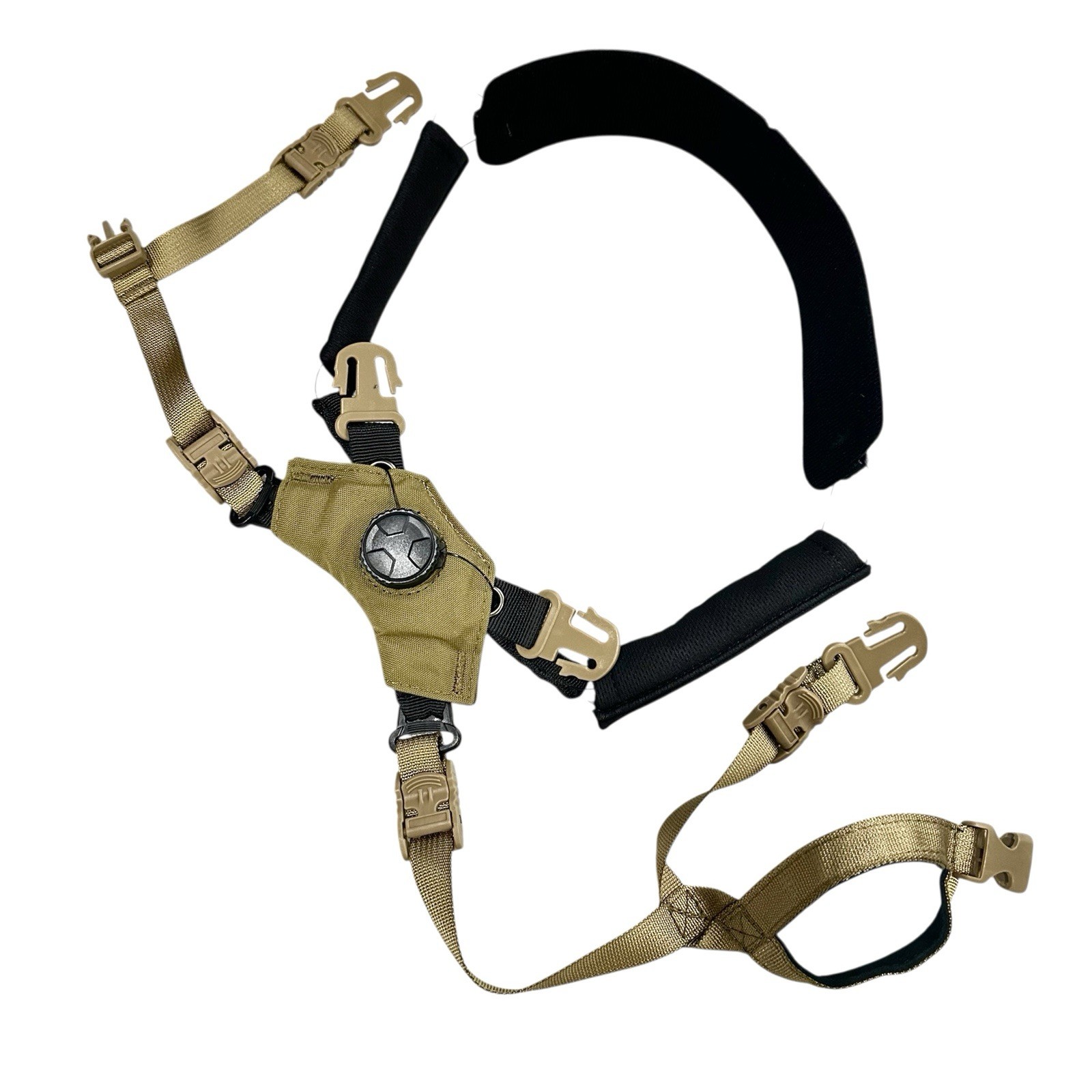 US Army 3M Ceradyne IHPS F70 Helmet Boltless 4 Point BOA Dial Chinstrap Harness