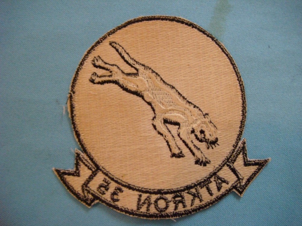 PATCH US NAVY ATTACK SQUADRON ATKRON 35 " BLACK PANTHER "