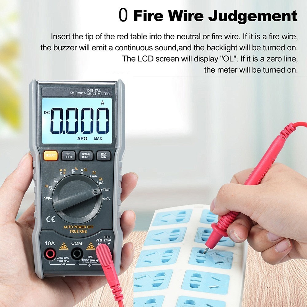KM-DM01A 6000-Count Multifunctional Meter for Voltage Current and Diode Test