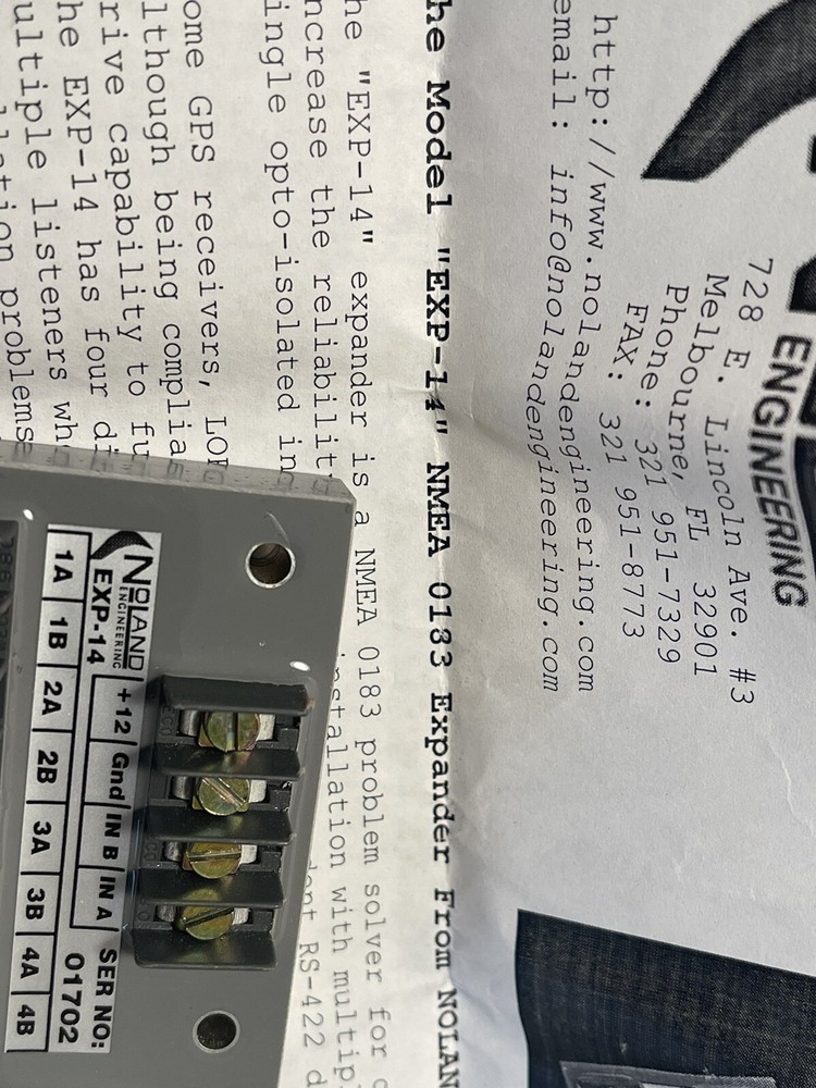 Noland Engineering Model EXP14 NMEA0183 Expander