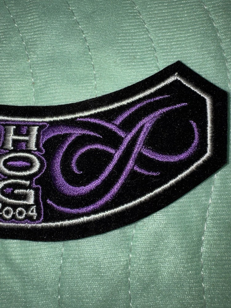 2004 HOG Harley Davidson Owners Group Vest - Jacket Rocker PATCH - NEW