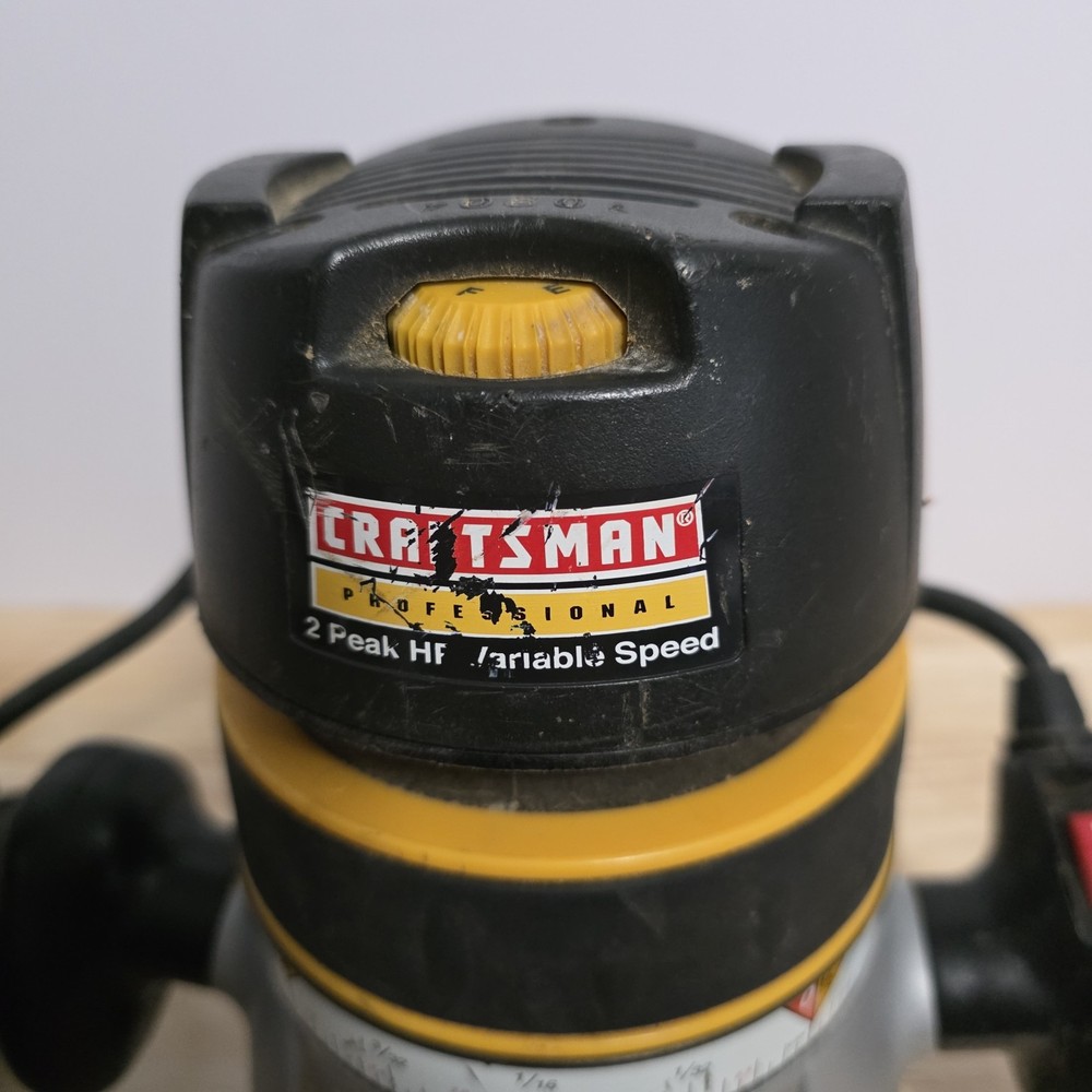 Craftsman 2HP Variable Speed Router Woodworking Tool Tested Working