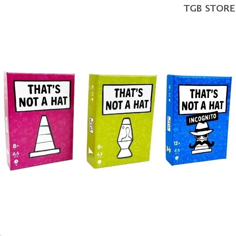 That'S Not a Hat - Fun Bluffing & Memory Party Game for All Ages Components